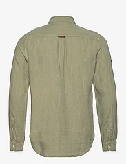 Superdry - STUDIOS CASUAL LINEN L/S SHIRT - linen shirts - greenstone - 1
