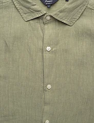 Superdry - STUDIOS CASUAL LINEN L/S SHIRT - linen shirts - greenstone - 5