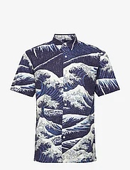Superdry - VINTAGE HAWAIIAN S/S SHIRT - kortærmede t-shirts - the great wave - 0
