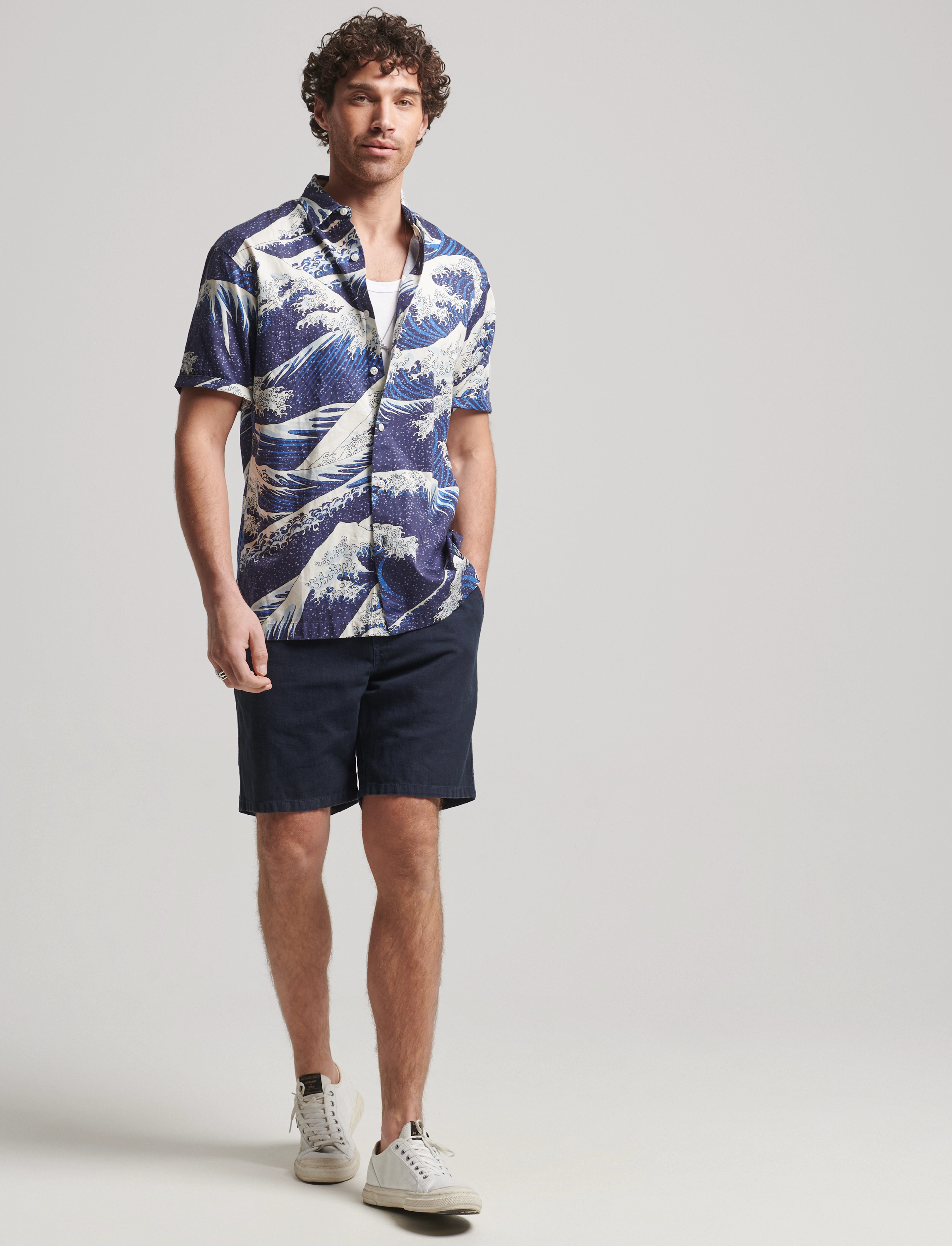 Superdry - VINTAGE HAWAIIAN S/S SHIRT - the great wave - 2