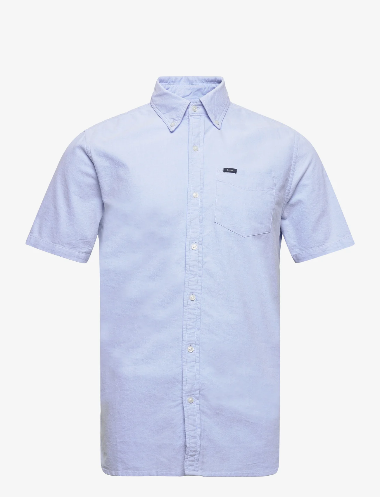 Superdry - VINTAGE OXFORD S/S SHIRT - oxford shirts - classic blue - 0