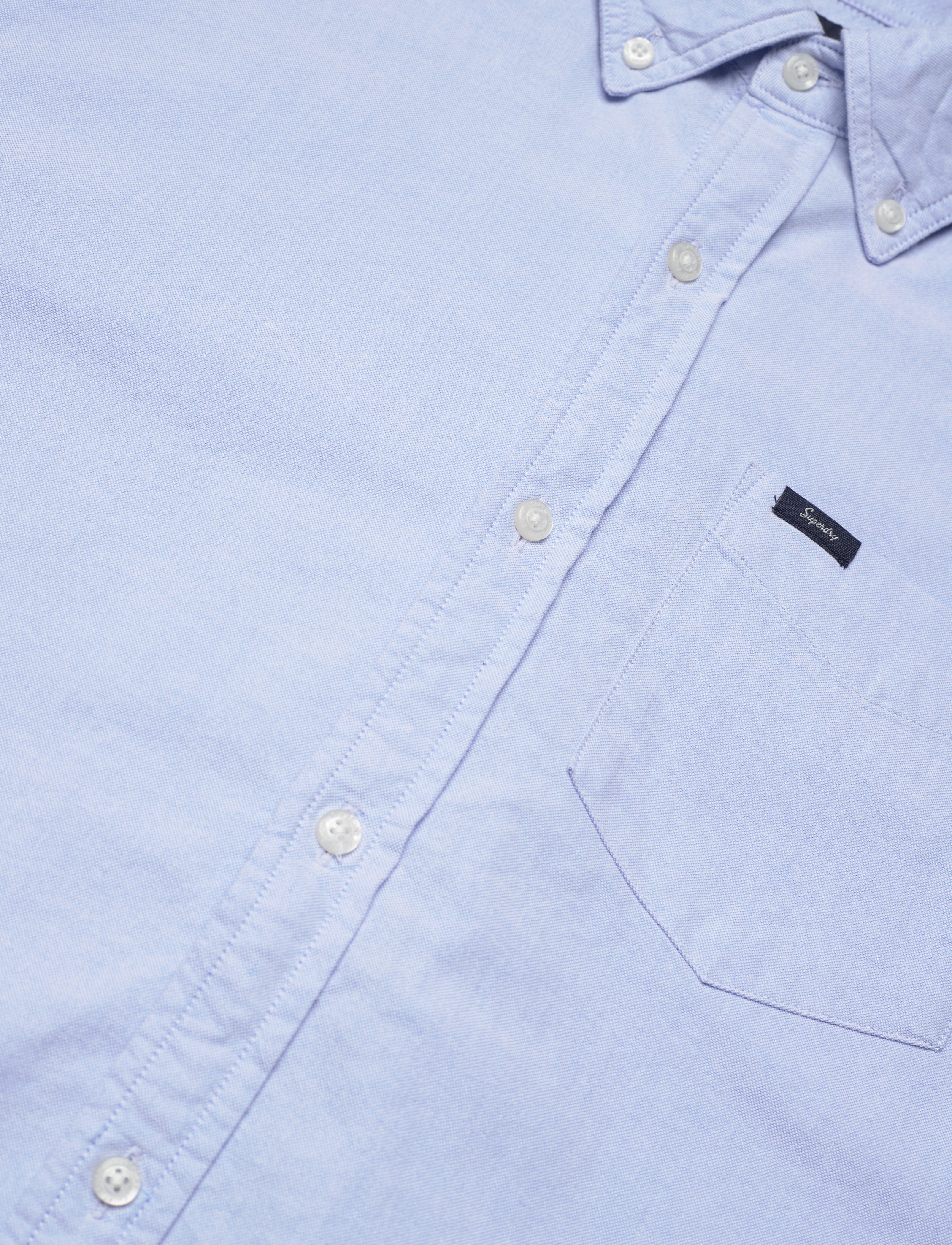 Superdry - VINTAGE OXFORD S/S SHIRT - oxford skjorter - classic blue - 5