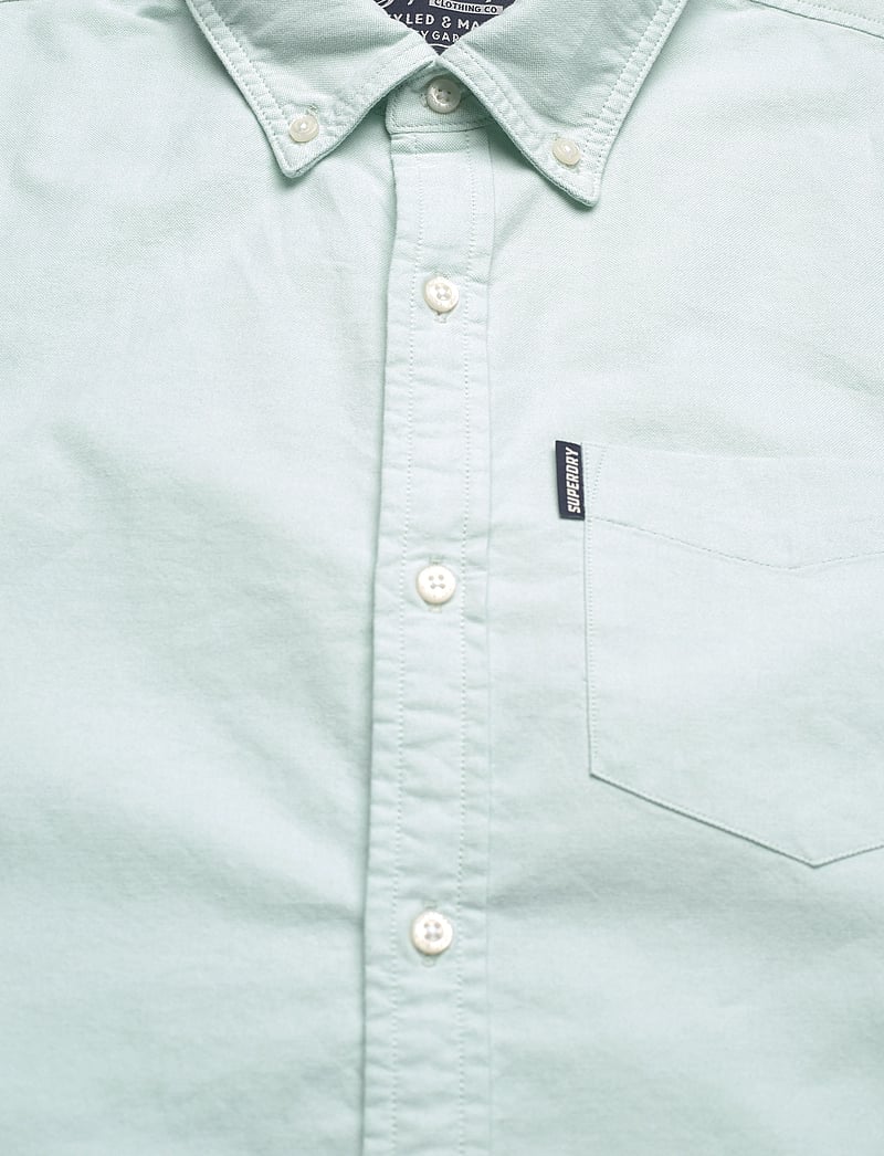 Superdry - VINTAGE OXFORD S/S SHIRT - oxford-hemden - light green - 4