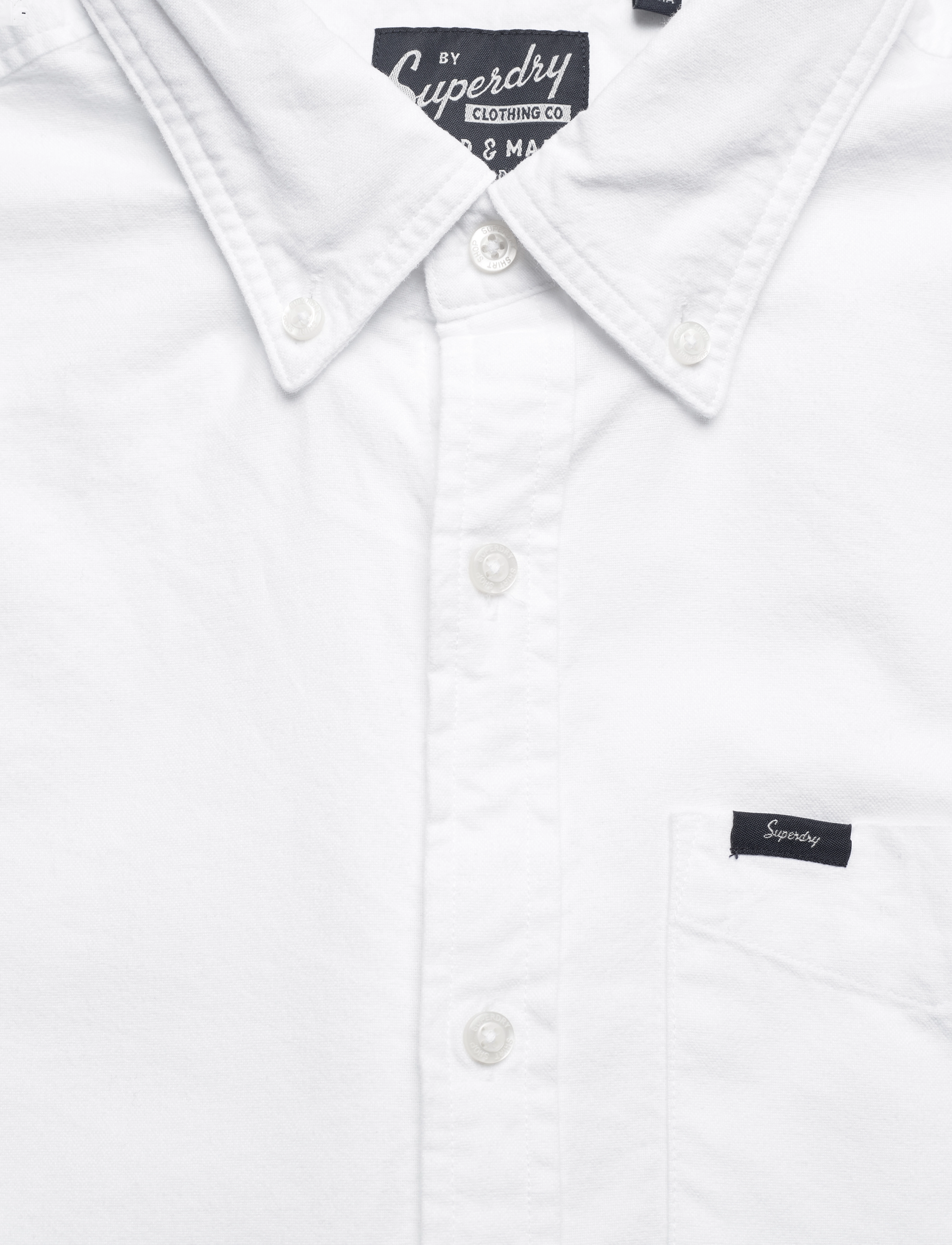 Superdry - VINTAGE OXFORD S/S SHIRT - oxford skjorter - optic - 4