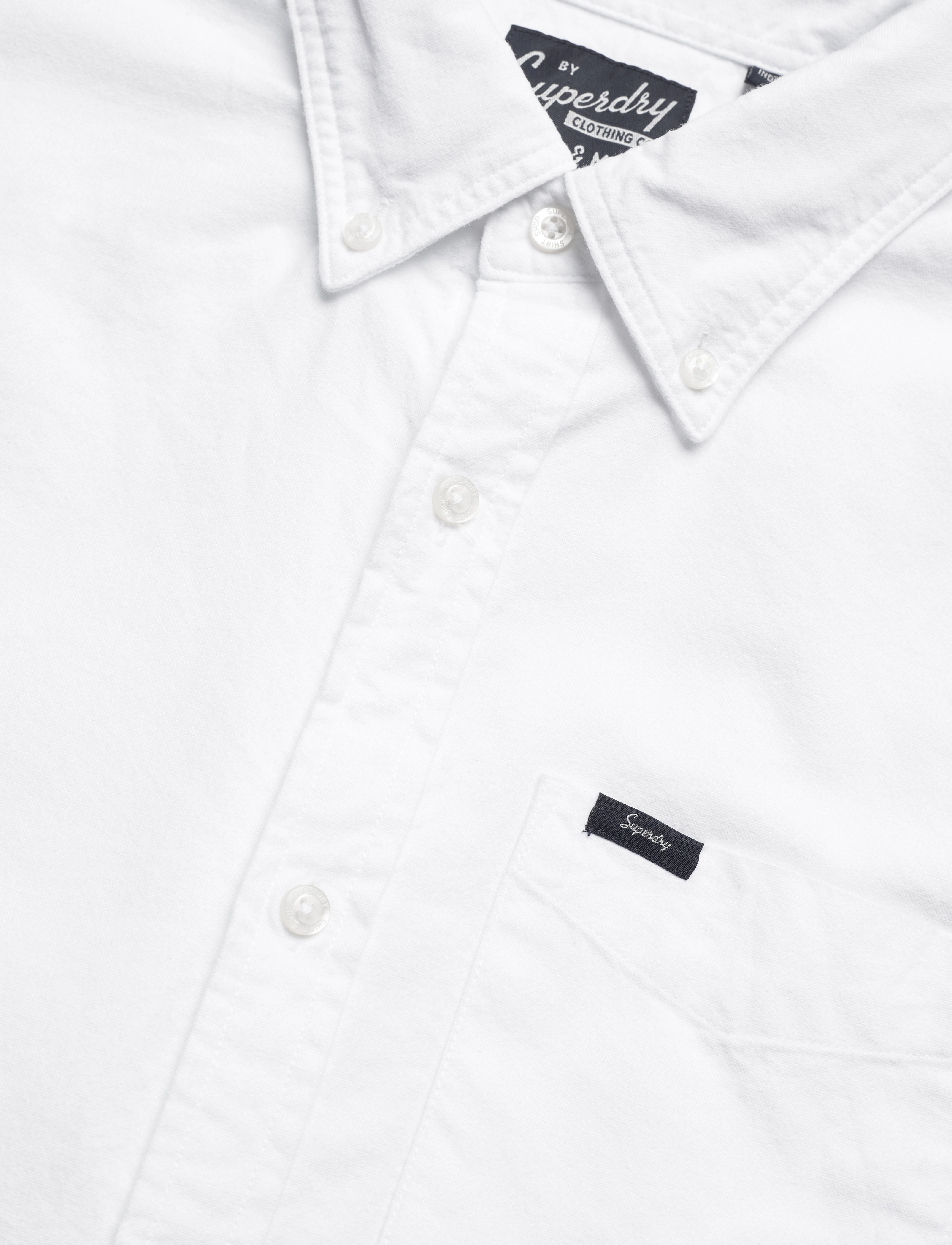 Superdry - VINTAGE OXFORD S/S SHIRT - oxford skjorter - optic - 5