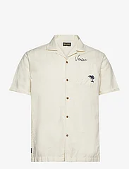 Superdry - VINTAGE RESORT S/S SHIRT - linen shirts - off white - 0