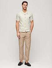 Superdry - VINTAGE RESORT S/S SHIRT - linen shirts - off white - 3