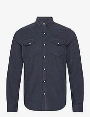Superdry - VINTAGE CORD WESTERN SHIRT - casual shirts - eclipse navy - 0