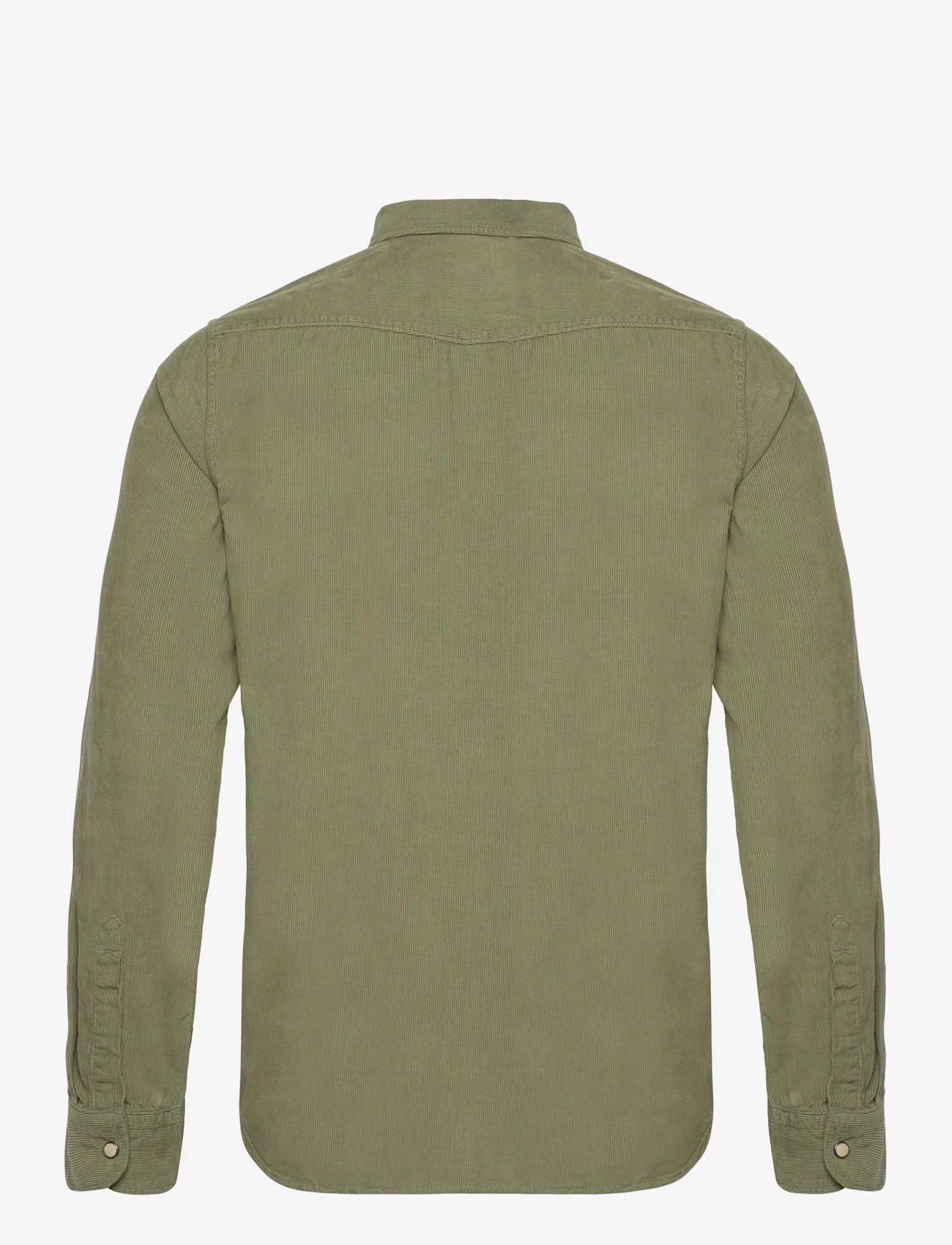 Superdry - VINTAGE CORD WESTERN SHIRT - casual skjorter - olive khaki - 1