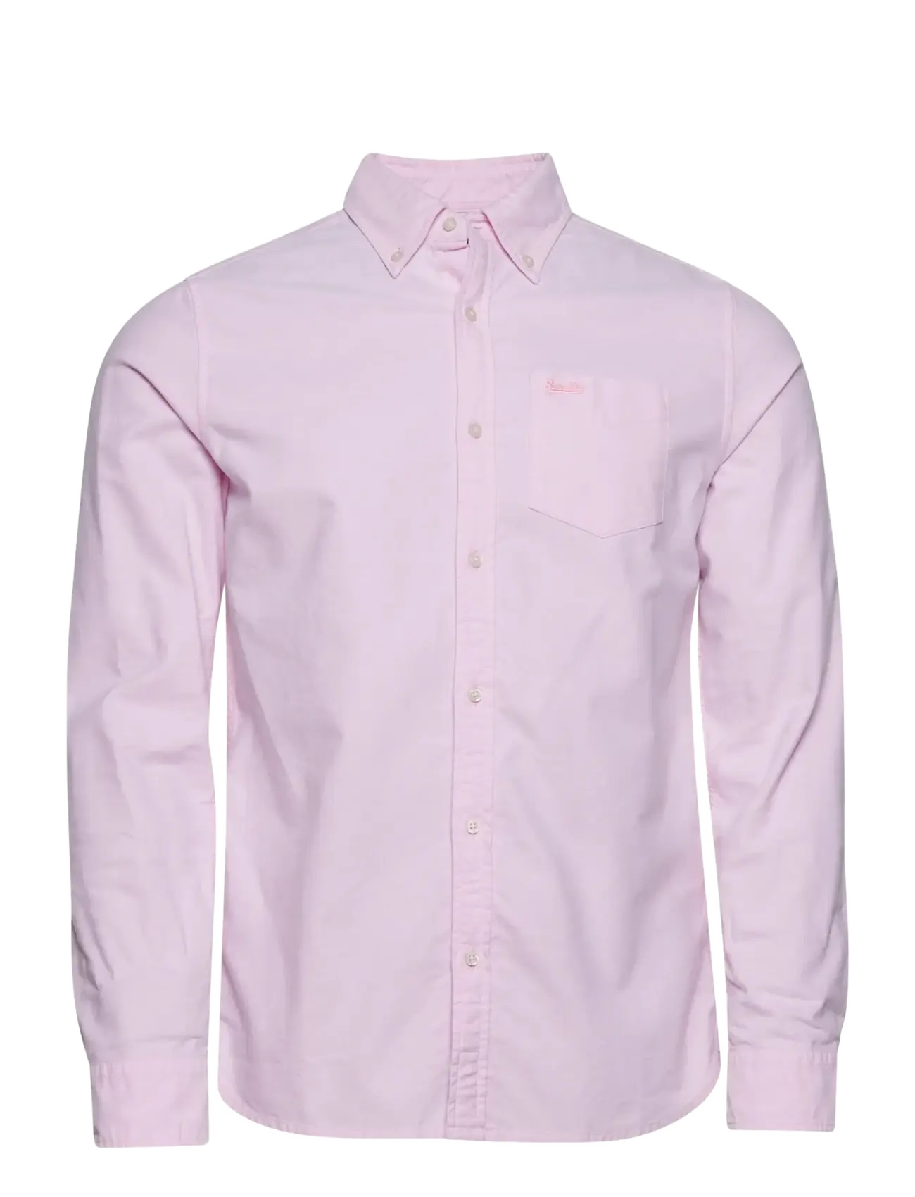Superdry COTTON L/S OXFORD SHIRT - Särgid - CITY PINK / pink/rose