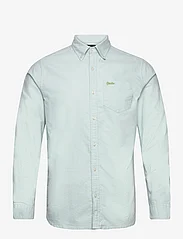 Superdry - COTTON L/S OXFORD SHIRT - oxford shirts - light green - 0
