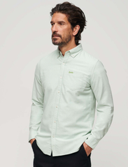 Superdry - COTTON L/S OXFORD SHIRT - oxford shirts - light green - 4