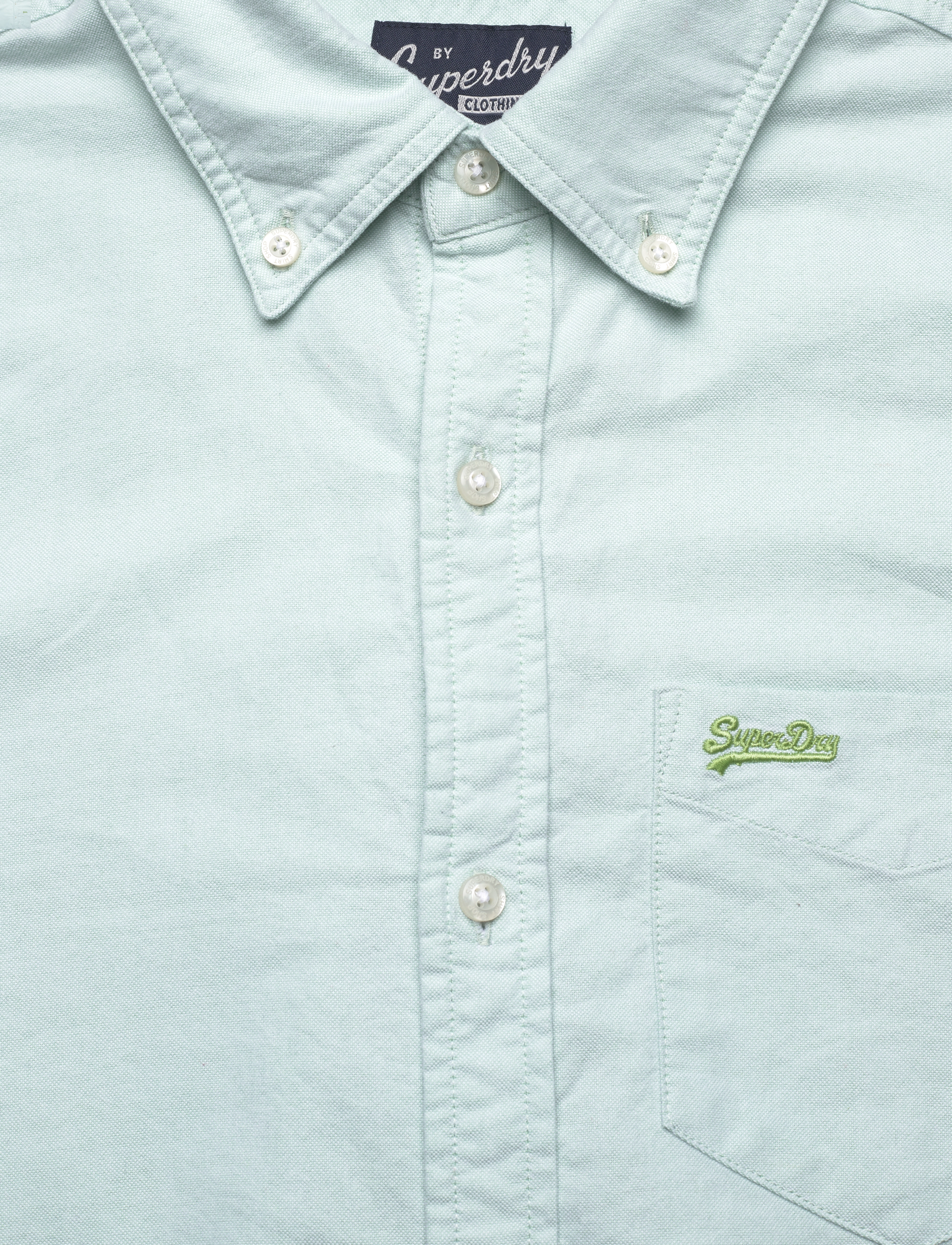 Superdry - COTTON L/S OXFORD SHIRT - oxford skjorter - light green - 5