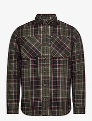 Superdry - MERCHANT QUILTED OVERSHIRT - miesten - rifle green check - 0