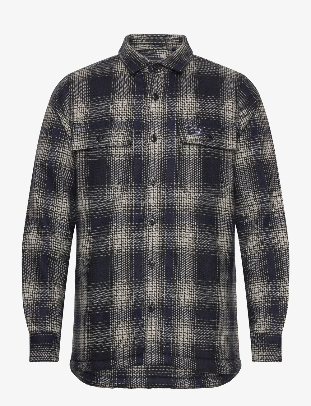 Superdry - WOOL MILLER OVERSHIRT - kollektionen - over ombre navy - 1