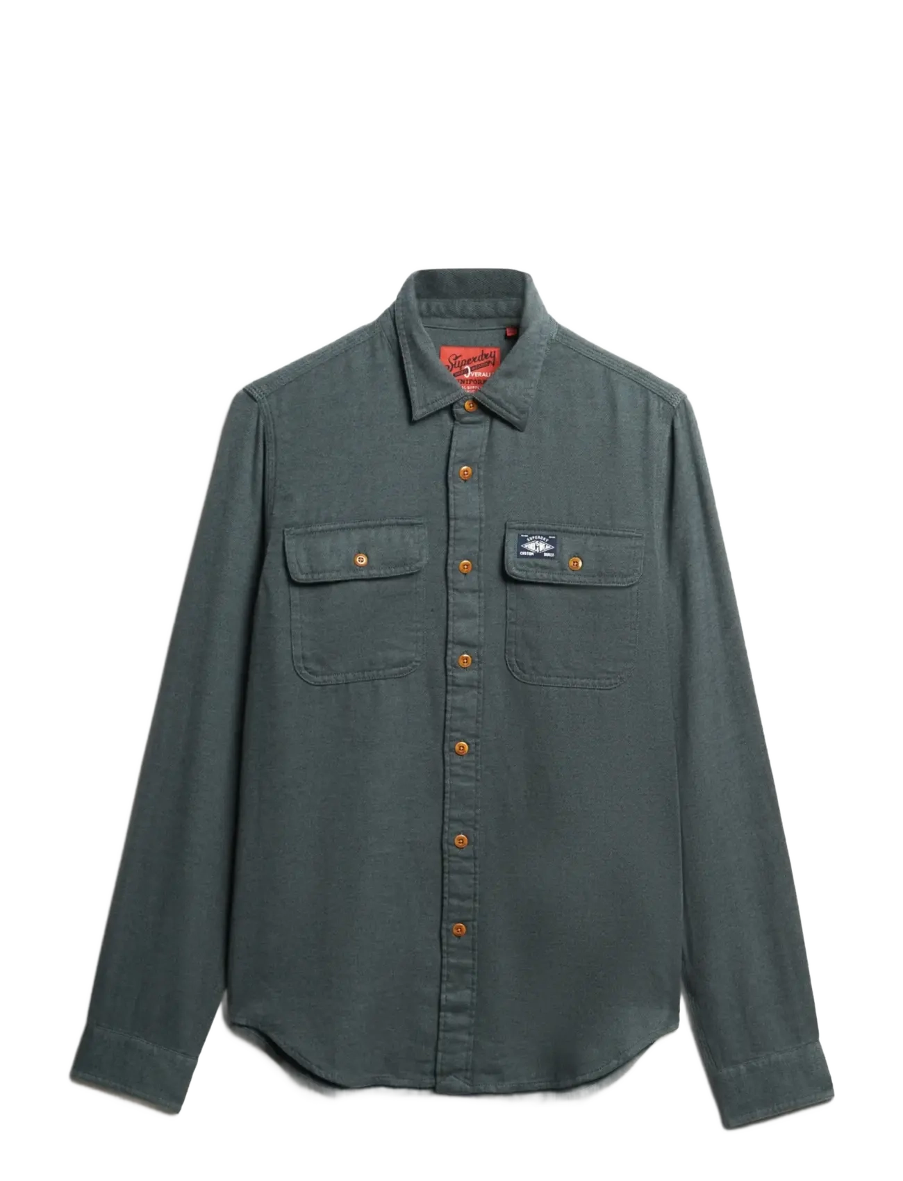FLANNEL WORKWEAR SHIRT - BALSAM GREEN