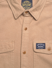 Superdry - TRAILSMAN FLANNEL SHIRT - basic skjorter - sandstone brown - 2