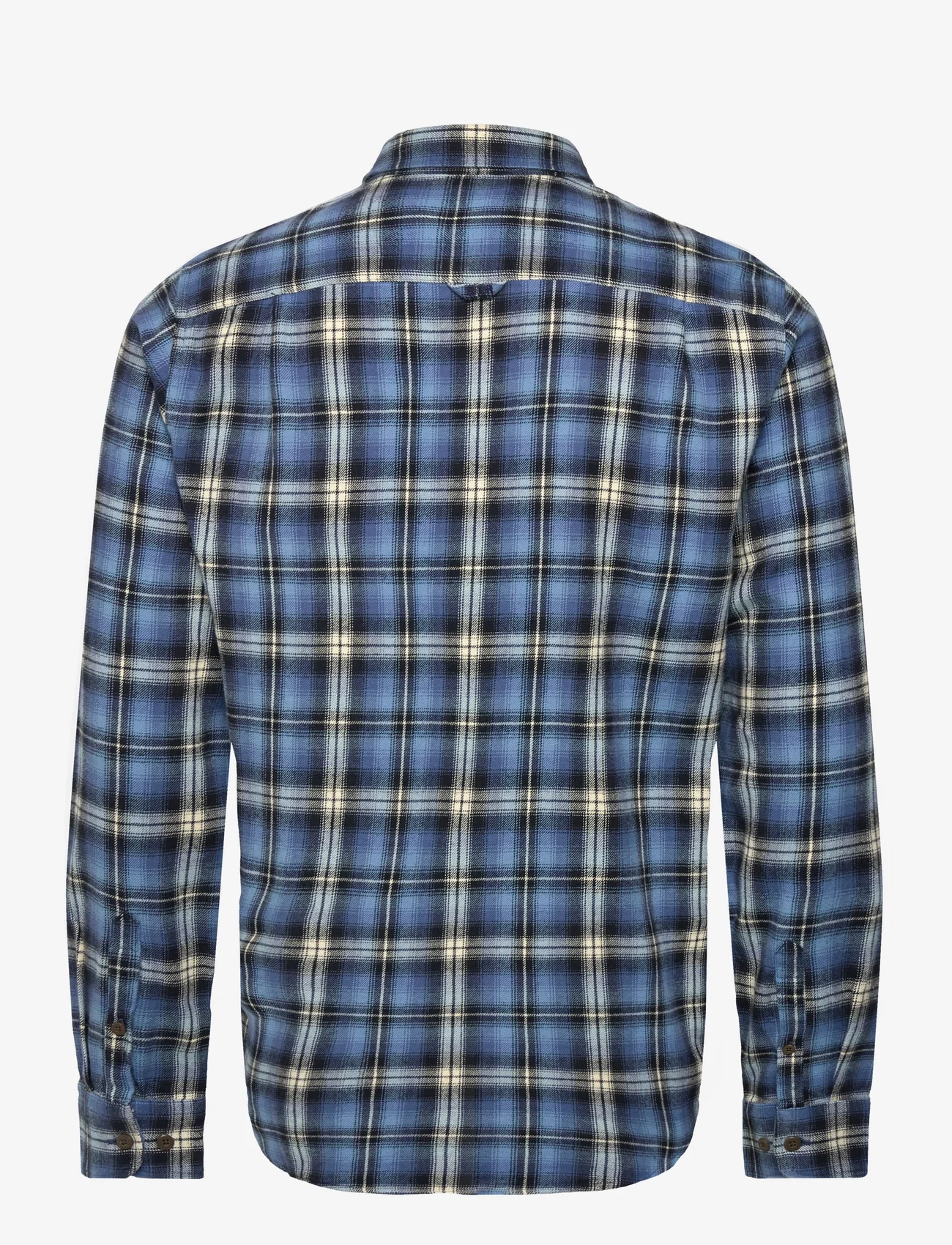 Superdry - L/S COTTON LUMBERJACK SHIRT - rutiga skjortor - burghley check blue - 1