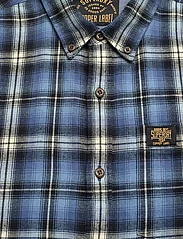 Superdry - L/S COTTON LUMBERJACK SHIRT - checkered shirts - burghley check blue - 2