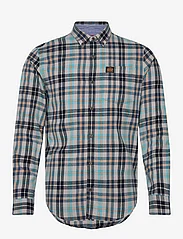 Superdry - L/S COTTON LUMBERJACK SHIRT - checkered shirts - canyon check light grey - 0