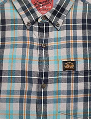 Superdry - L/S COTTON LUMBERJACK SHIRT - checkered shirts - canyon check light grey - 2