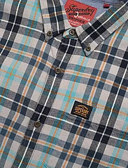 Superdry - L/S COTTON LUMBERJACK SHIRT - checkered shirts - canyon check light grey - 3