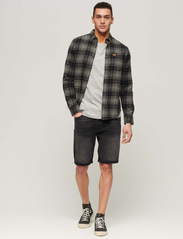 Superdry - L/S COTTON LUMBERJACK SHIRT - checkered shirts - drayton check black - 3
