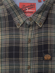 Superdry - L/S COTTON LUMBERJACK SHIRT - ternede skjorter - drayton check black - 4