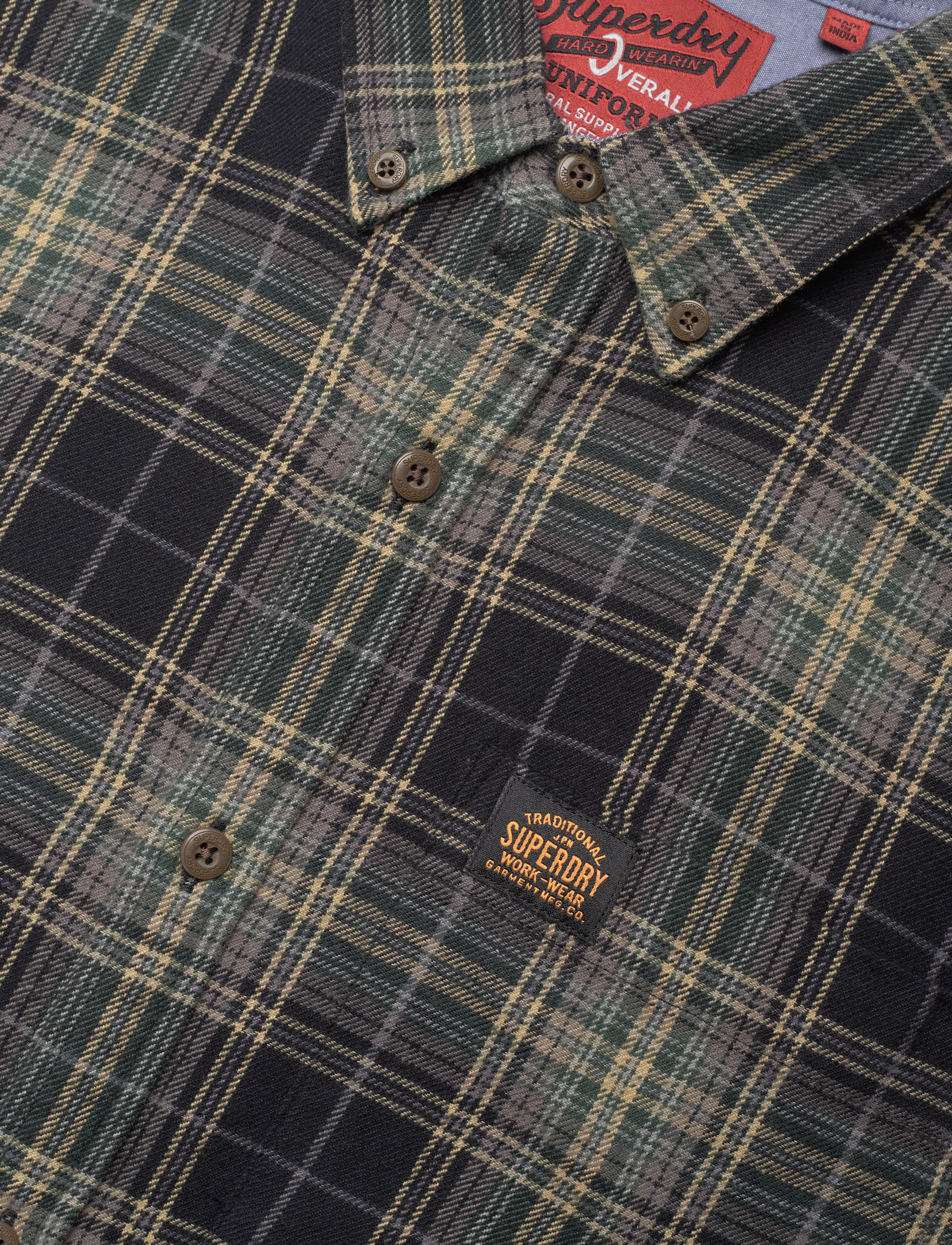 Superdry - L/S COTTON LUMBERJACK SHIRT - drayton check black - 5