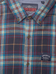 Superdry - L/S COTTON LUMBERJACK SHIRT - chemises à carreaux - drayton check navy 2 - 4