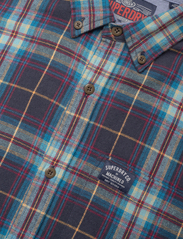 Superdry - L/S COTTON LUMBERJACK SHIRT - chemises à carreaux - drayton check navy 2 - 5