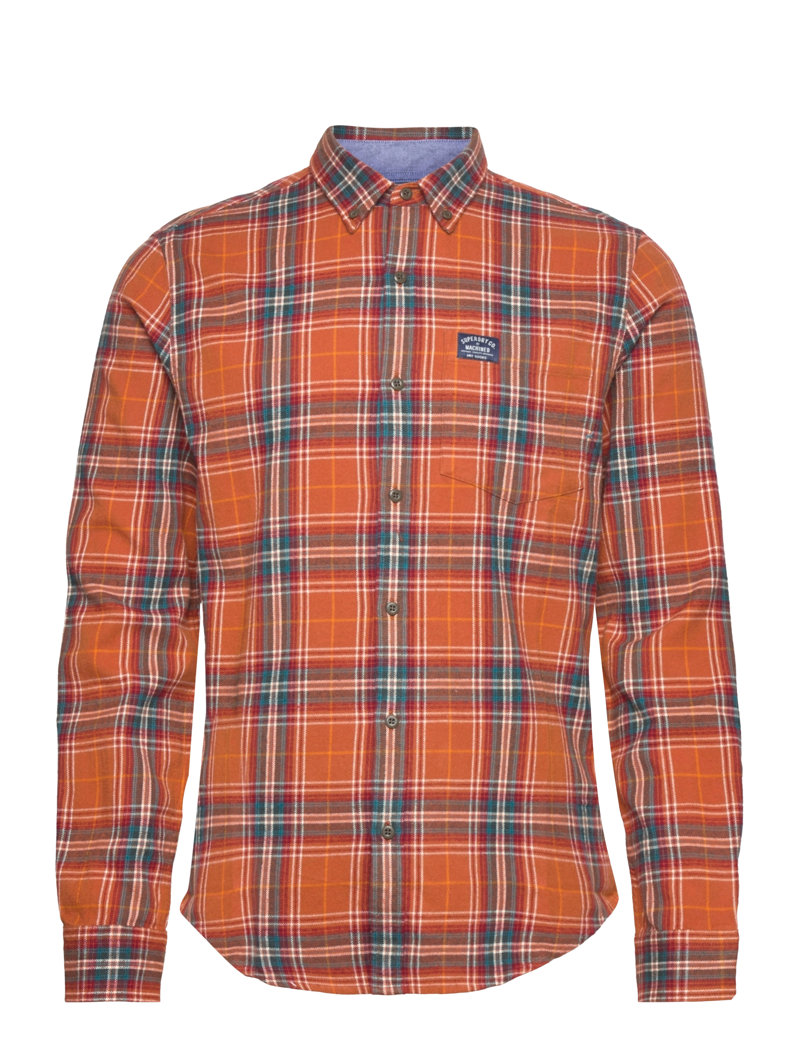 Superdry - L/S COTTON LUMBERJACK SHIRT - drayton check orange - 1