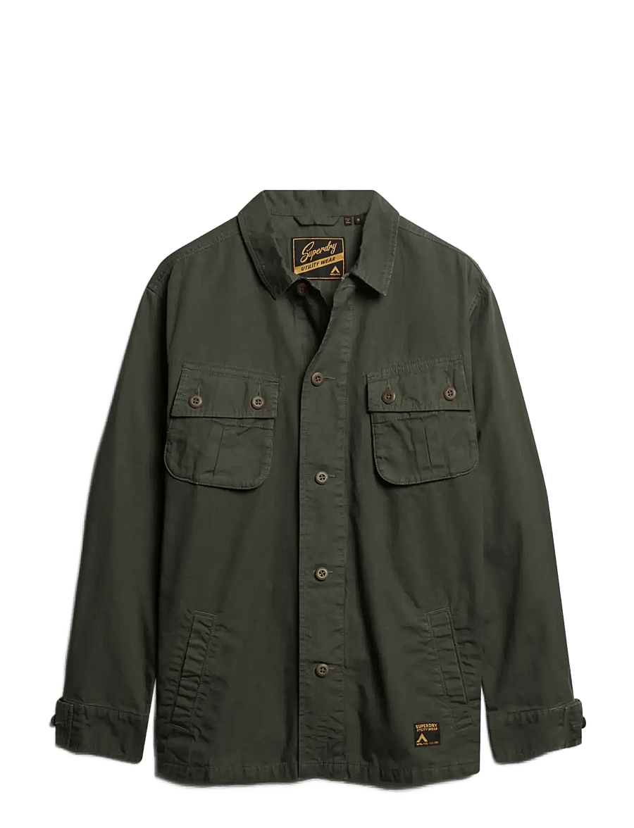 Superdry - MILITARY OVERSHIRT JACKET - surplus goods olive - 1