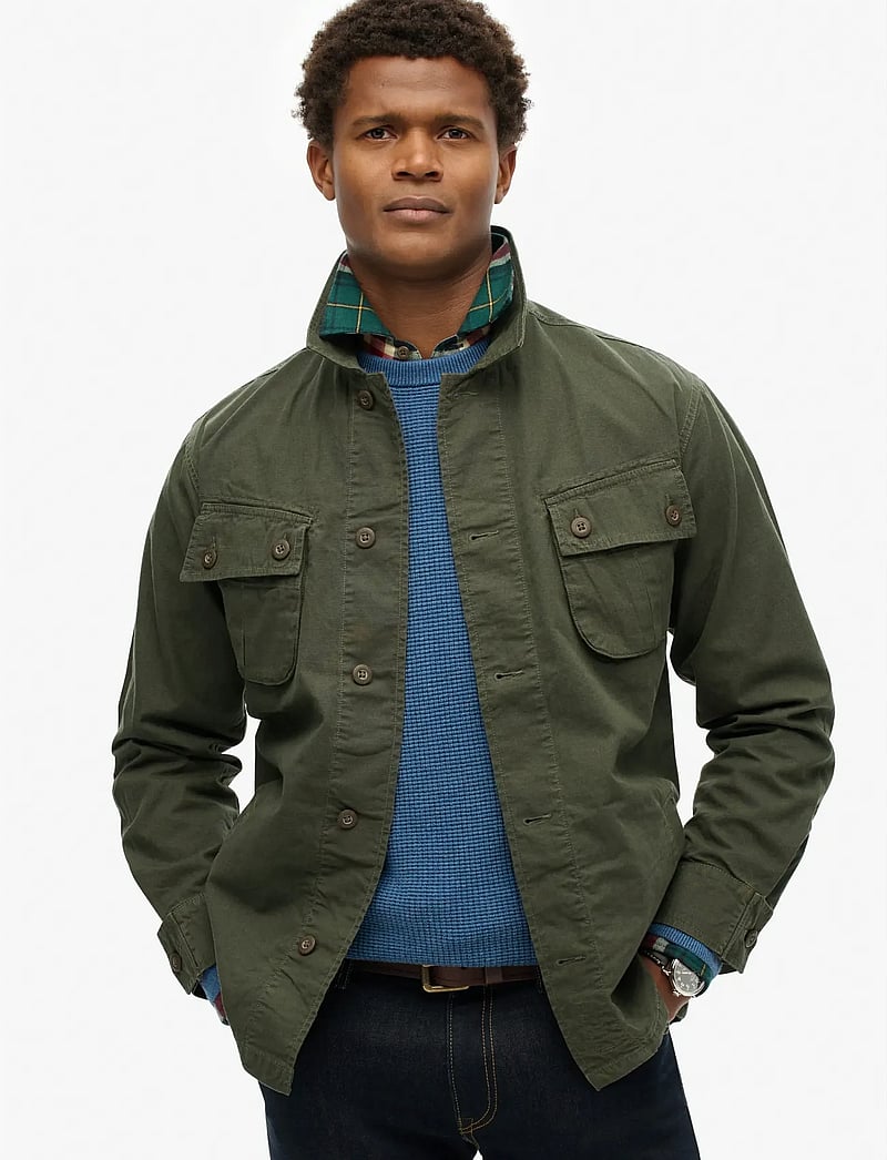 Superdry - MILITARY OVERSHIRT JACKET - forårsjakker - surplus goods olive - 0