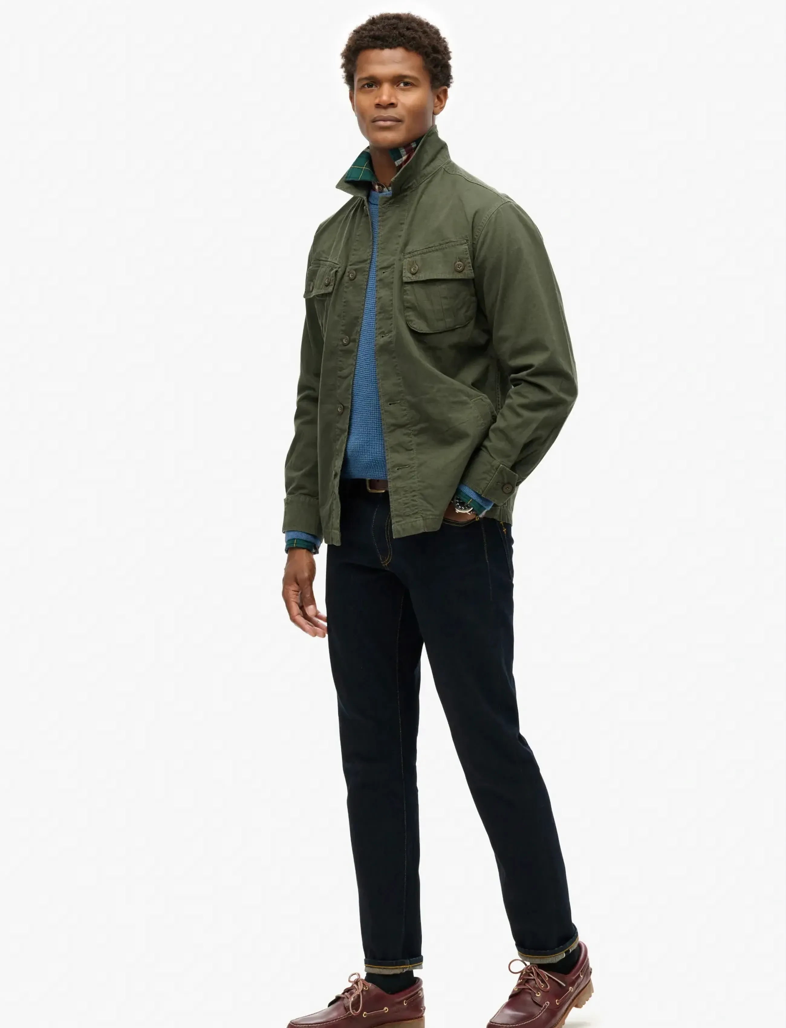 Superdry - MILITARY OVERSHIRT JACKET - surplus goods olive - 2