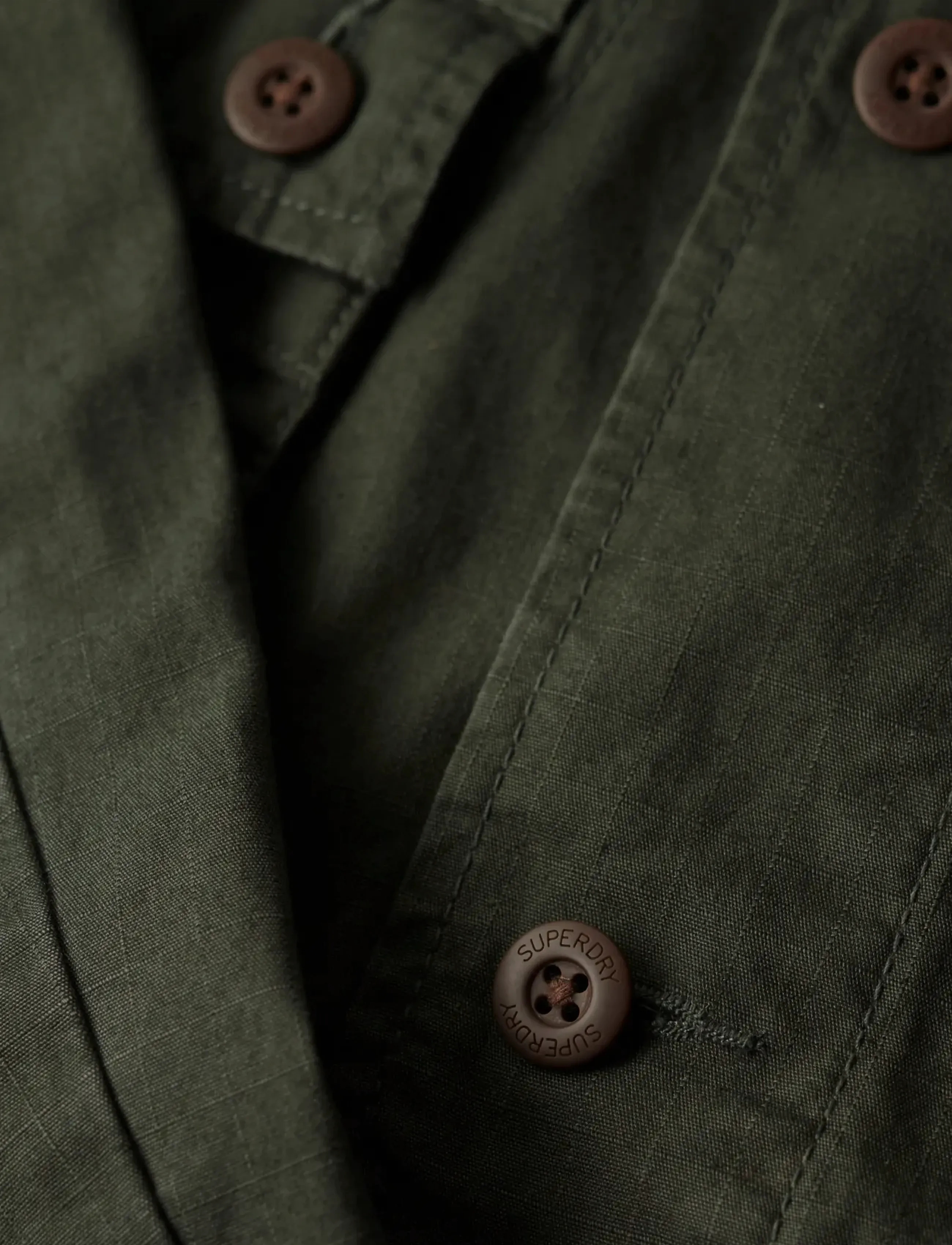 Superdry - MILITARY OVERSHIRT JACKET - surplus goods olive - 4
