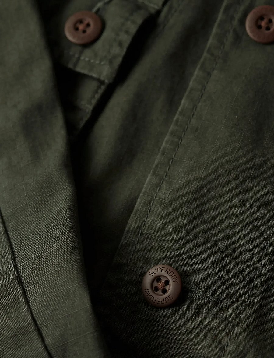 Superdry - MILITARY OVERSHIRT JACKET - surplus goods olive - 4
