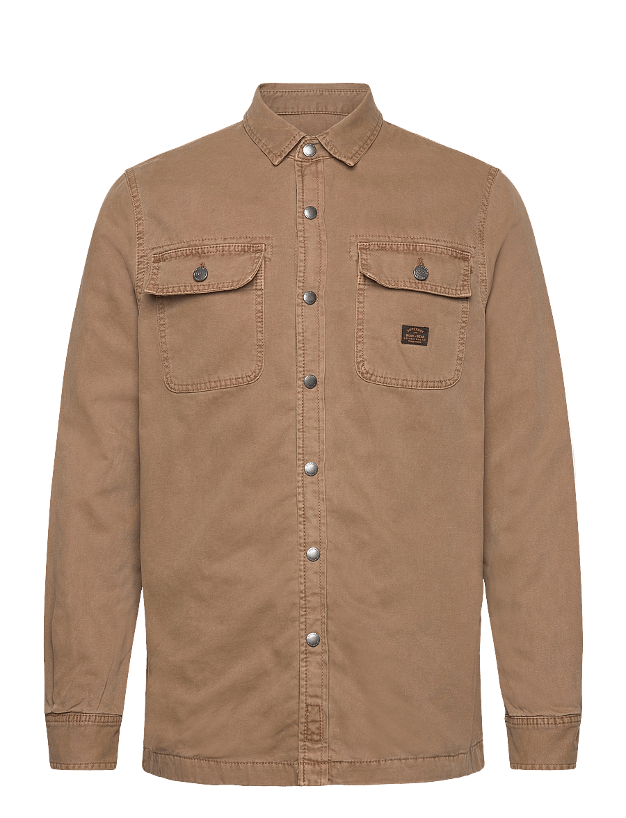 Superdry - CANVAS WORKWEAR OVERSHIRT - sandstone brown - 1