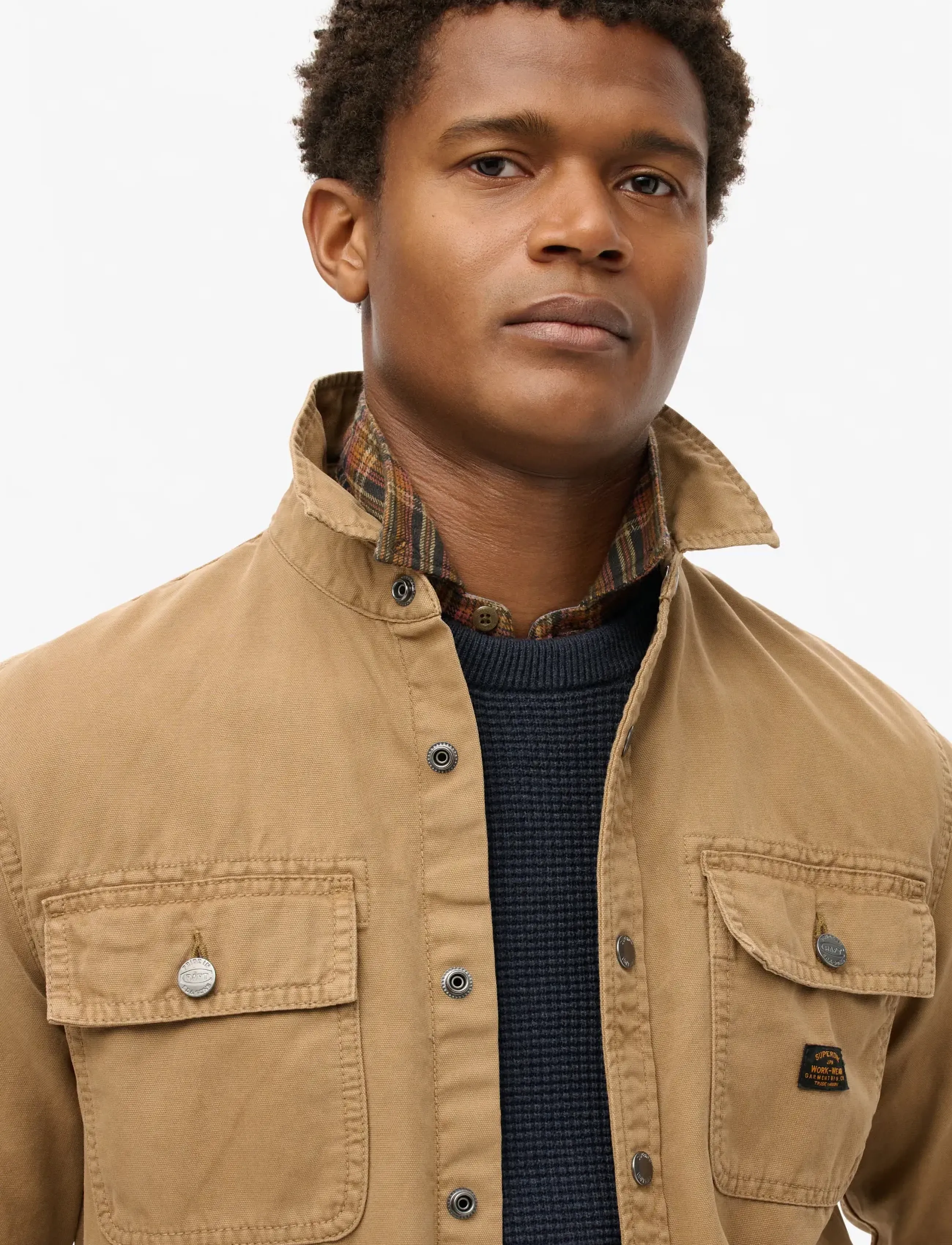 Superdry - CANVAS WORKWEAR OVERSHIRT - sandstone brown - 3