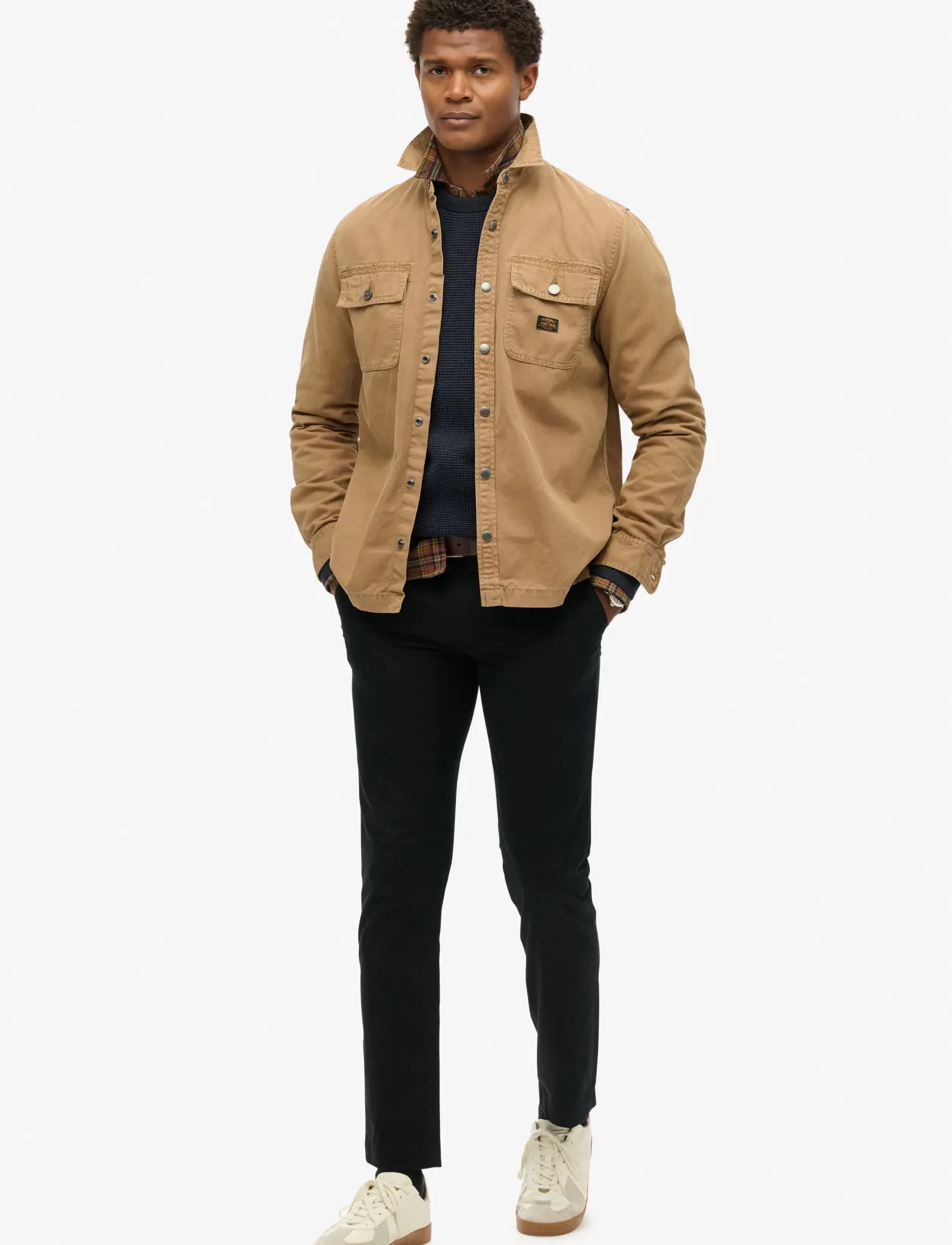 Superdry - CANVAS WORKWEAR OVERSHIRT - sandstone brown - 4