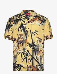 Superdry - HAWAIIAN RESORT SHIRT - kortærmede t-shirts - tora gold - 0