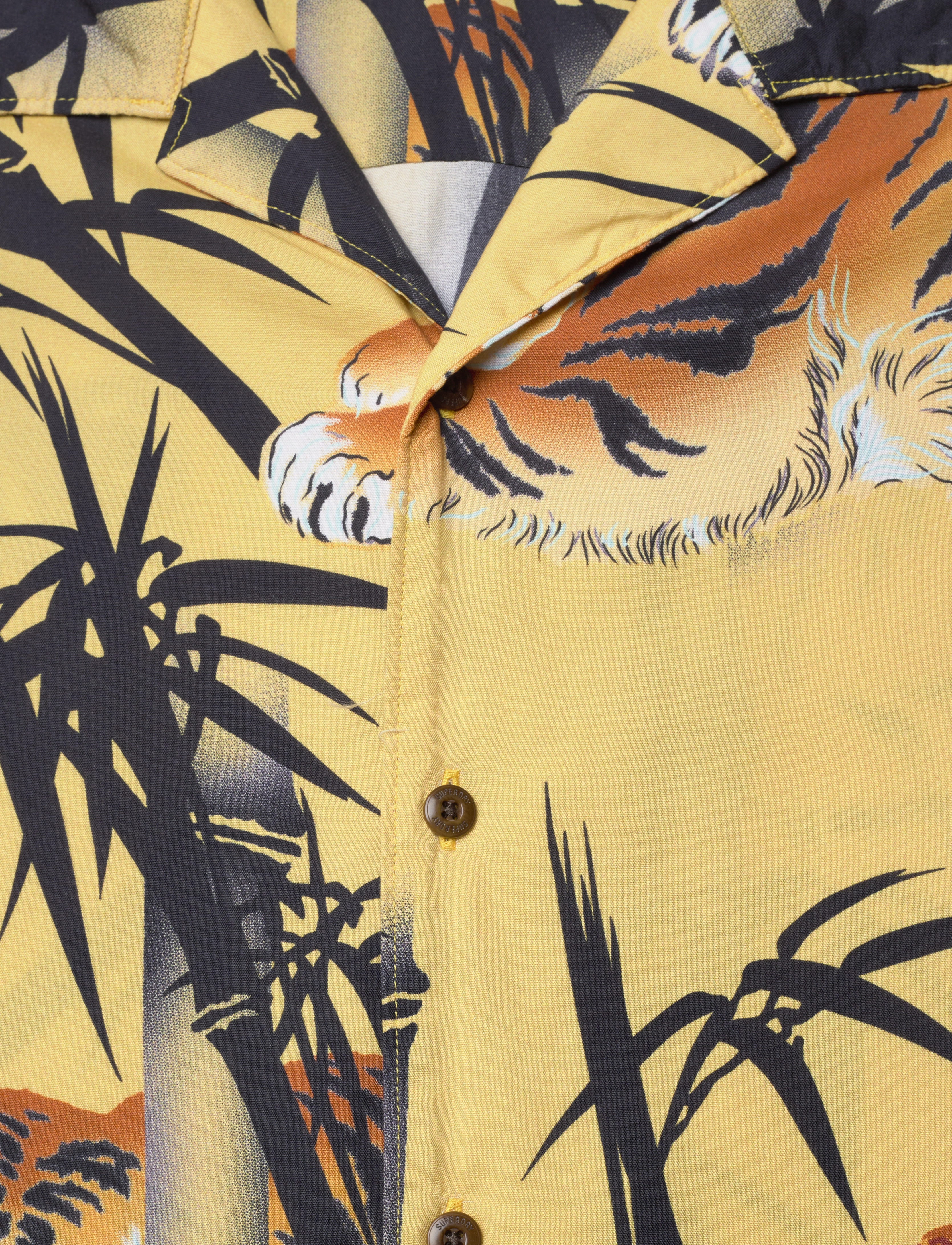 Superdry - HAWAIIAN RESORT SHIRT - tora gold - 5