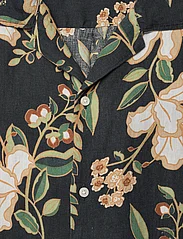 Superdry - OPEN COLLAR PRINT LINEN SHIRT - chemises de lin - madeline navy print - 5