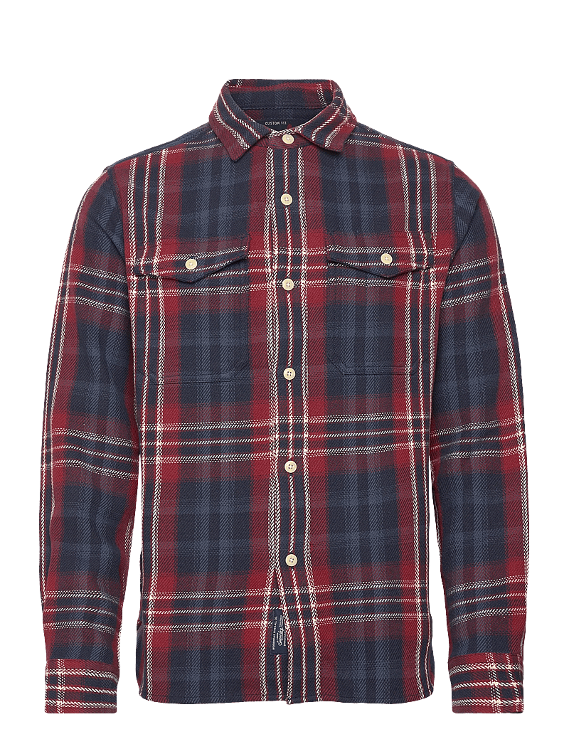 Superdry - MERCHANT HEAVY CHECKED SHIRT - checkered shirts - merchant check navy - 1