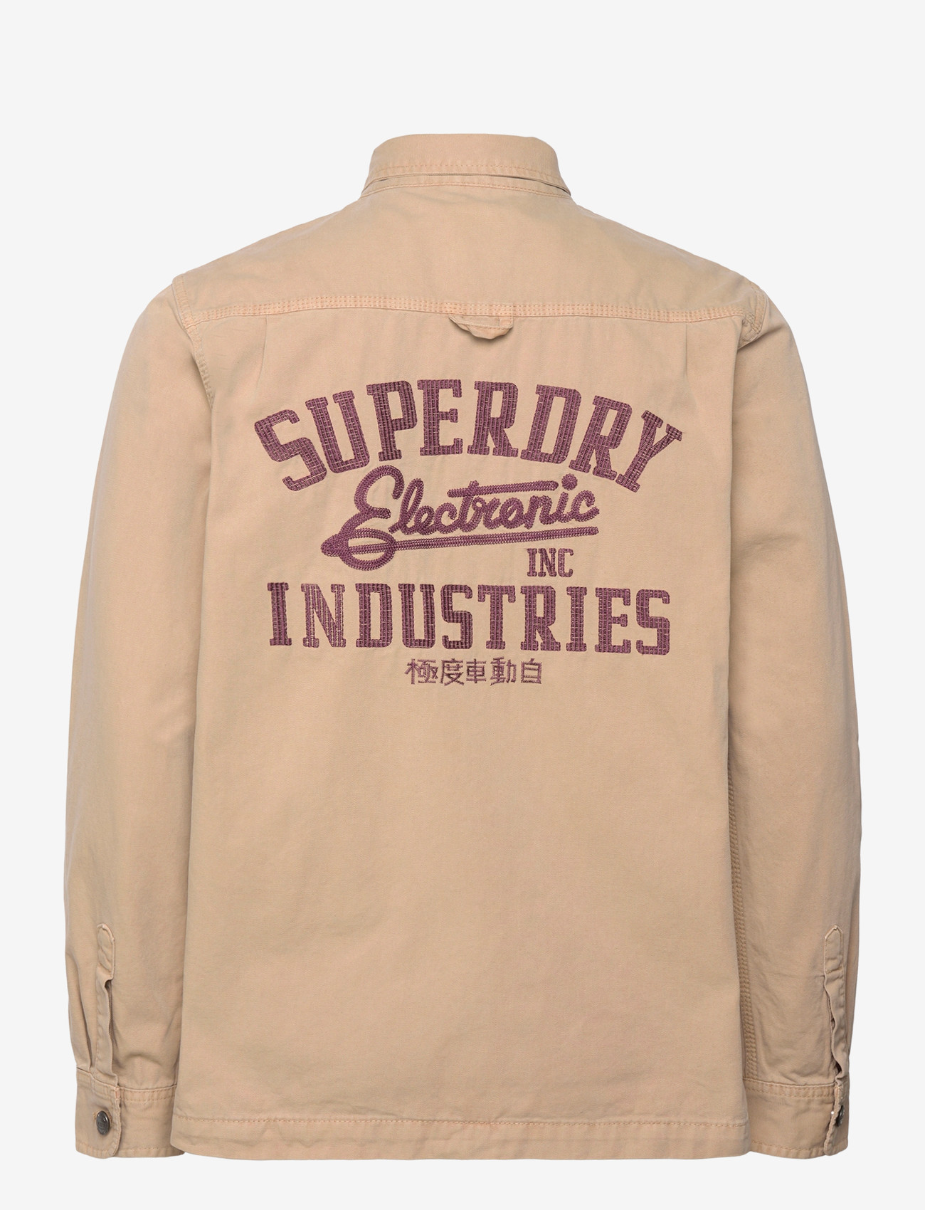 Superdry - PATCHED CANVAS OVERSHIRT - mænd - shaker beige - 2