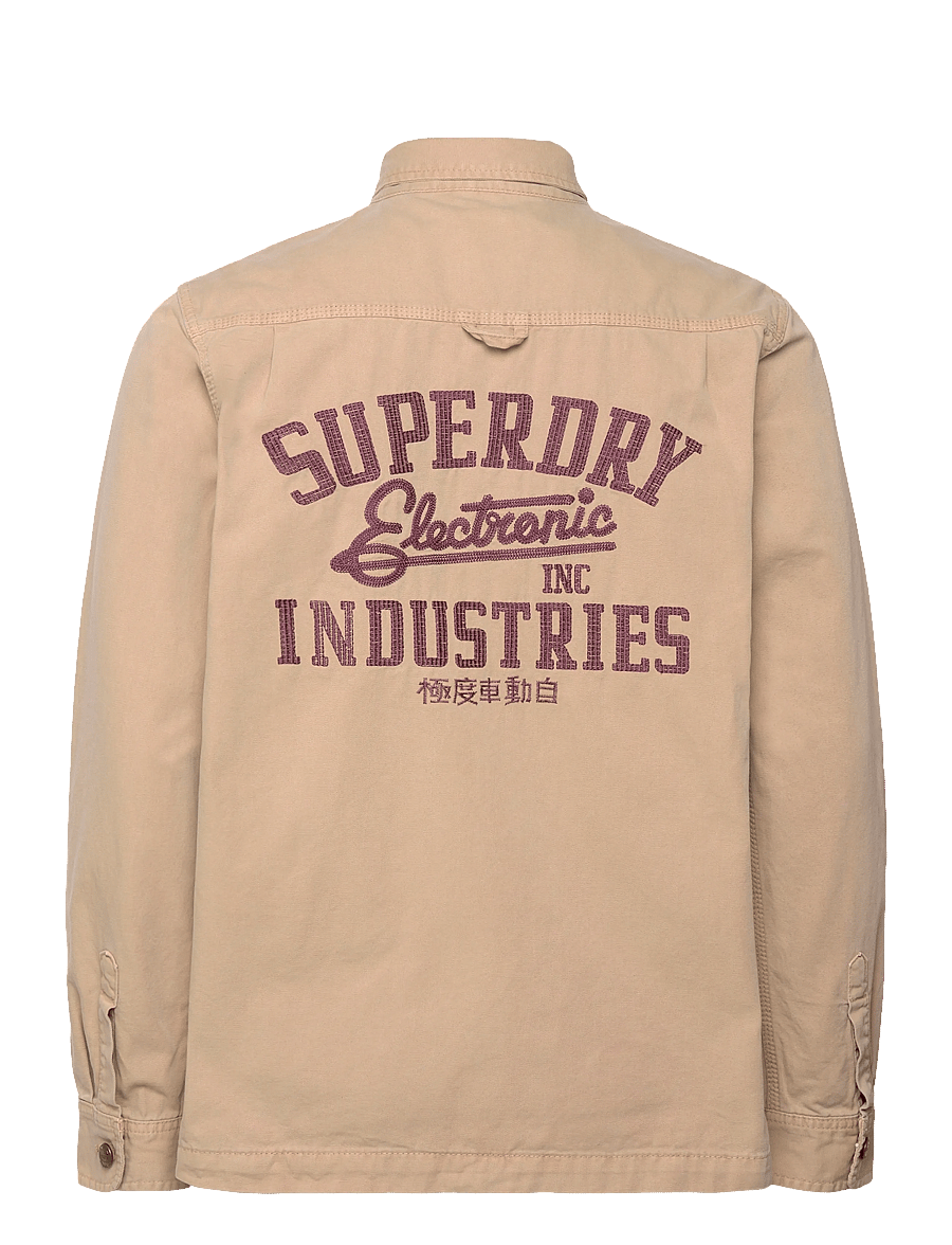 Superdry - PATCHED CANVAS OVERSHIRT - kollektionen - shaker beige - 2