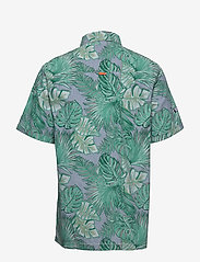 Superdry - SEATTLE SKATE SHIRT - kortærmede skjorter - tropical leaf indigo - 1