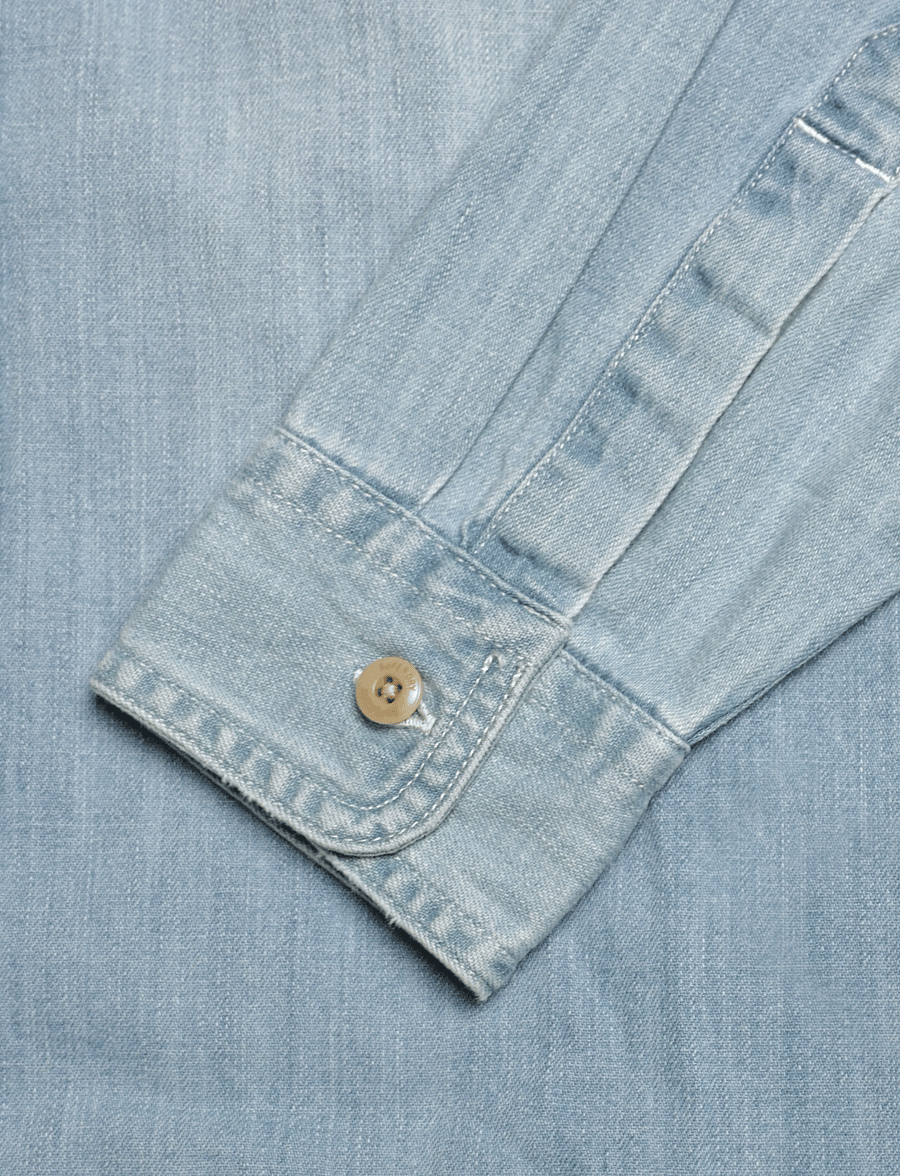 Superdry - EMBROIDERED WORKWEAR SHIRT - jeanshemden - heavy wash - 3