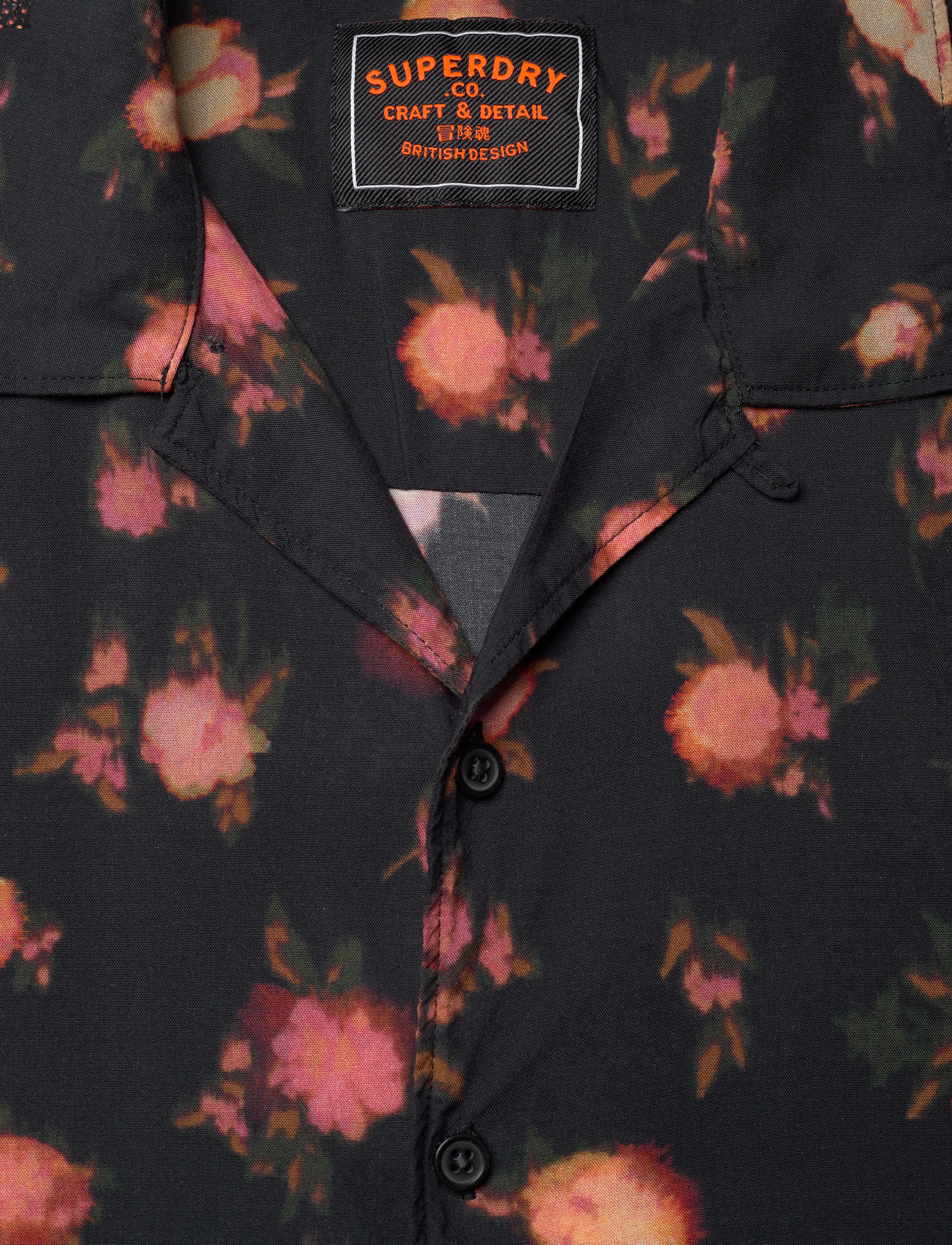Superdry - S/S PRINT SHIRT - kortærmede t-shirts - abstract floral red - 3
