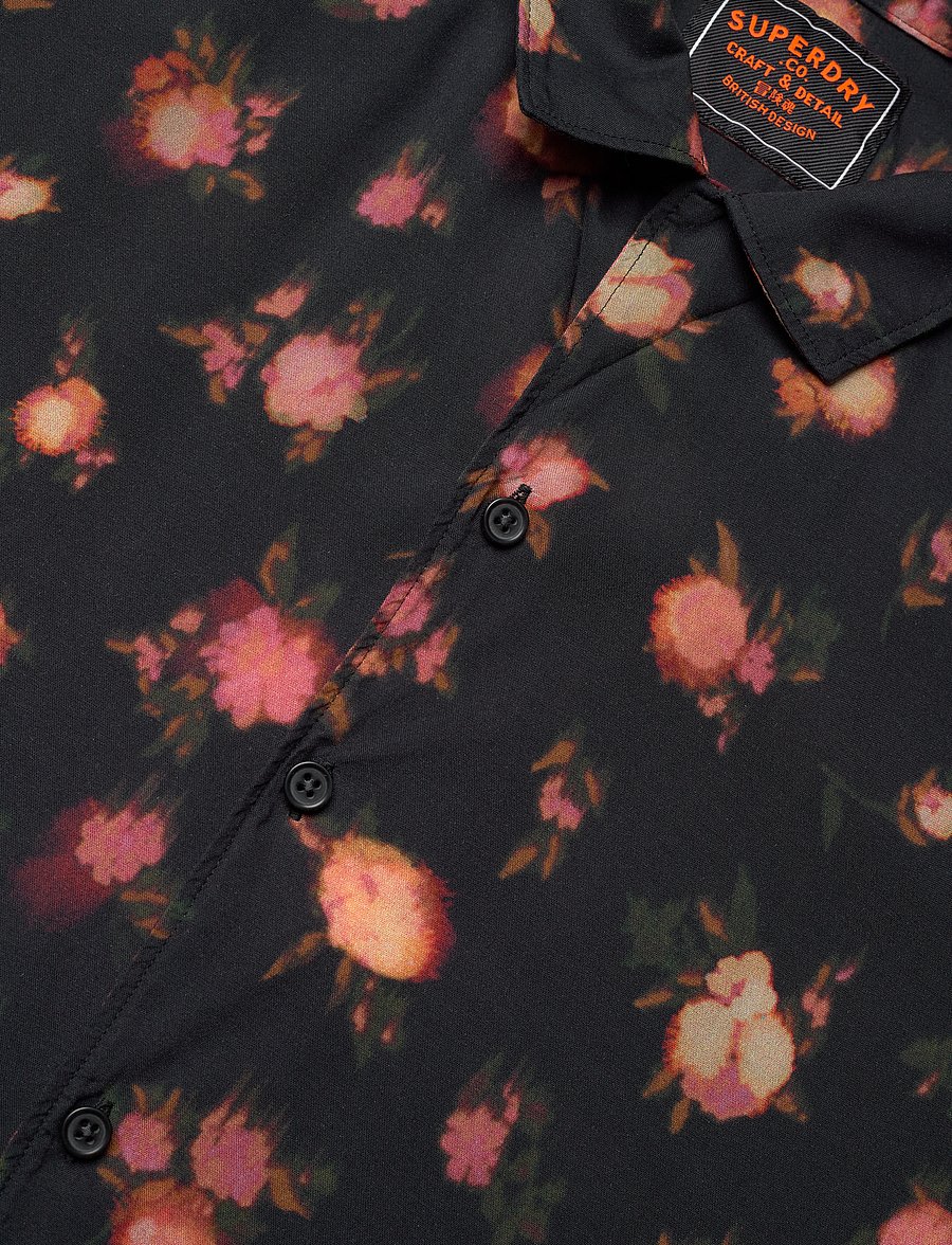 Superdry - S/S PRINT SHIRT - chemises à manches courtes - abstract floral red - 4